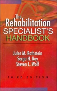 THE REHABILITATION SPECIALIST'S HANDBOOK